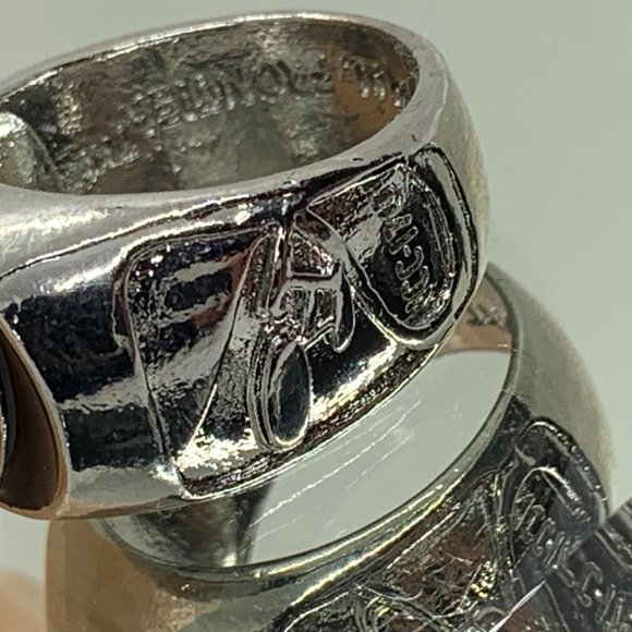 Star Trek Mens ring Silver plated Size 9 or 8 - Picture 5 of 10